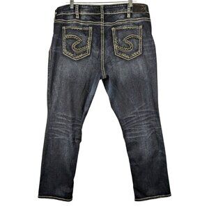 Silver Jeans Suki Mid Slim Bootcut Womens Sz 20/30 Super Stretch Fluid Denim Y2K